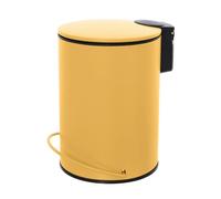 Pattumiera in acciaio 3 litri giallo soft-close con secchio estraibile Spring