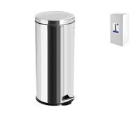 Pattumiera Inox Pedale Lt30 Home