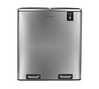 Les Collectors N°904 Pattumiera per raccolta differenziata, Capacità 2x30L,Chiusura silenziosa,Secchi interni rimovibili,Pratico, Resistente,Design elegante