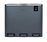 Les Collectors Cestino a pedale N°984 — 3x18L inox, 3 contenitori, chiusura silenziosa
