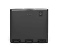 Les Collectors Pattumiera N°990 per raccolta differenziata a pedale 54L (3x18L) Grigio antracite