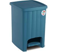 Pattumiera Margherita Con Pedale lt.20 Stefanplast Blu Raccolta Differenziata