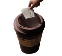 Pattumiera | Pattumiera con coperchio basculante, contenitore silenzioso con grande volume cestino per rifiuti e spazio di archiviazione integrato per bagno, dormitorio, WC, terrazza, giardino e