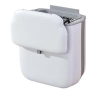 Pattumiera per compost, da 2,64 litri, con coperchio, contenitore pieghevole sotto il lavandino per cucina, bagno, camera da letto, soluzione salvaspazio ecologica