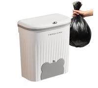 Pattumiera per compost da bancone per cucina - Pattumiera da cucina sospesa | Pattumiera da tavolo unica, cestino unico, cestino da ufficio, contenitore unico per vanità di tabl