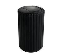 Pattumiera per cosmetici Allstar Minas con coperchio basculante nero