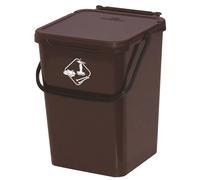 Art Plast BS10/M Cassonetto per la Raccolta differenziata in plastica, Marrone