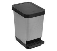 Tontarelli Pattumiera Differenziata 25 Lt Carbonio ABS 27.4x37.9x45 cm Nero Moda
