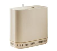 Pattumiera piccola con coperchio per il bagno, pattumiera per camera da letto, con coperchio, cestino stretto con chiusura a pressione, antiodori, assorbimento automatico per la casa e