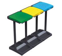 93091 PATTUMIERA PORTASACCHI A TRE COPERCHI