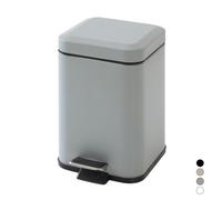 PATTUMIERA QUADRATA 3L Bianca Piantane Portascopini Complementi Bagno