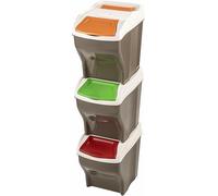 Pattumiera Raccolta Differenziata BAMA Poker PLUS - 3 x 27 LT (+SAK) Spazzatura