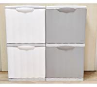 PATTUMIERA RACCOLTA DIFFERENZIATA SET 2 PZ BIANCO-GRIGIO-STEFANPLAST