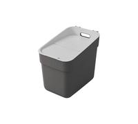 Pattumiera Curver Ready To Collect litri 20 grigio scuro raccolta differenziata