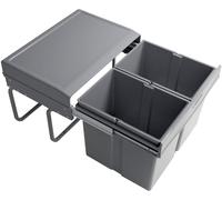 Pattumiera Rota Incasso per Armadio 50cm 2x 15 Liter Raccolta Differenziata