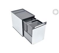 Pattumiera scorrevole in acciaio inox Tecnoinox Box 2