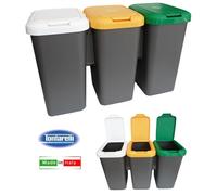 PATTUMIERA SECCHIO CESTINO PATTUMIERE RACCOLTA DIFFERENZIATA TRIO TONTARELLI FIF