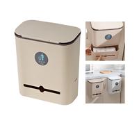 Pattumiera sospesa a parete con coperchio sotto il lavandino, armadio, WC,