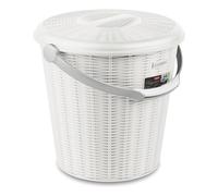 SECCHIO MANICO COPER 10LT ELEGANCE BIANC