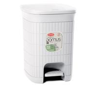 Stefanplast Pattumiera (20Lt) coperchio a pedale DOMUS HOME COLLECTION Bianco