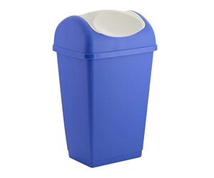 Pattumiera Tontarelli 235686 con coperchio basculante, 50 lt, colori assortiti