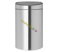 PATTUMIERA TOUCH NEW INOX SATINATO 40 LITRI BRABANTIA 114823 BEA0120 PROF