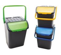 PATTUMIERE RACOLTA DIFFERENZIATA ANTIRANDAGISMO 28 LT. VARI COLORI CM.36x38x37