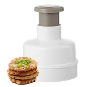 Patty Maker - Stampo per hamburger da 12 cm, pressa antiaderente in PP, design facile da tenere in mano, strumento per barbecue per hamburger, pancetta, salsiccia, gamberetti, carne, pasti