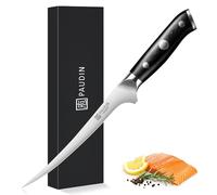 PAUDIN coltello per filettare pesce 18 cm in acciaio inossidabile tedesco 1.4116, coltello da cucina professionale filettare pesce e coltelli ultra affilati con manico ergonomico G10