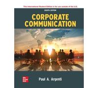 Paul A Argenti Corporate Communication ISE (Tascabile)