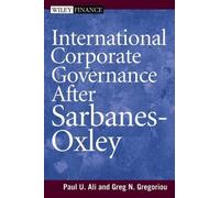 Paul Ali Greg N International Corporate Governance After Sar (Copertina rigida)