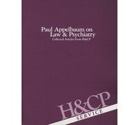 Paul Appelbaum on Law and Psychiatry (Tascabile)