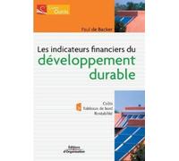 Paul Backer (De) Les indicateurs financiers du développement durable (Tascabile)