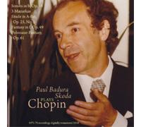Paul Badura Skoda Paul Badura Skoda Plays Chopin (CD) Album