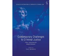 Paul Behrens Contemporary Challenges to Criminal Justice (Tascabile)