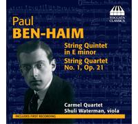 Paul Ben-Haim Paul Ben-Haim: String Quintet in E Minor/... (CD) Album