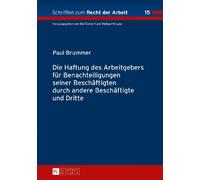 Paul Brummer Die Haftung des Arbeitgebers fuer Benachteiligun (Copertina rigida)