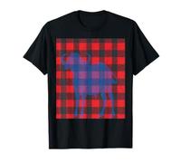 Paul Bunyan Plaid con Babe Blue Bue Graphic Maglietta