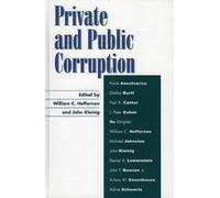 Paul Cantor Private and Public Corruption (Copertina rigida)
