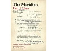 Paul Celan The Meridian (Tascabile) Meridian: Crossing Aesthetics