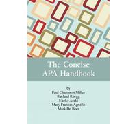 Paul Chamness Miller Racheal Ruegg Naoko Arak The Concise APA (Copertina rigida)