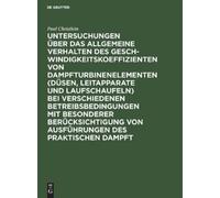 Paul Christlein Untersuchungen Über Das Allgemeine Verhalten (Copertina rigida)