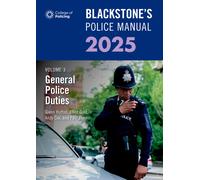 Paul Connor Glenn Hutton Blackstone's Police Manual Volume 3: Gener (Tascabile)