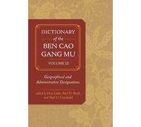 Paul D. Buell Hua Li Dictionary of the Ben cao gang mu, Volum (Copertina rigida)