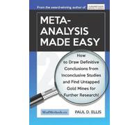 Paul D Ellis Meta-Analysis Made Easy (Tascabile) Madmethods