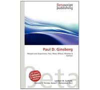 Paul D. Ginsberg: Mergers and Acquisitions, Paul, Weiss, Rifkind, Wharton & Garrison