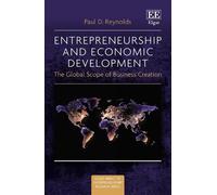 Paul D. Reynolds Entrepreneurship and Economic Development (Copertina rigida)