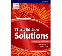 Paul Davies Tim Solutions: Pre-Intermediate: Student's Book A Unit (Tascabile)