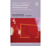 Paul De Hert Research Handbook on Privacy and Data Protection (Copertina rigida)