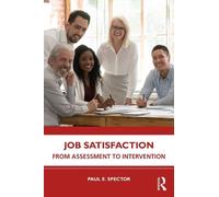 Paul E. Spector Job Satisfaction (Tascabile)